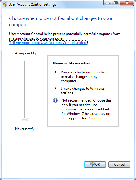 Windows7UAC Windows7UAC